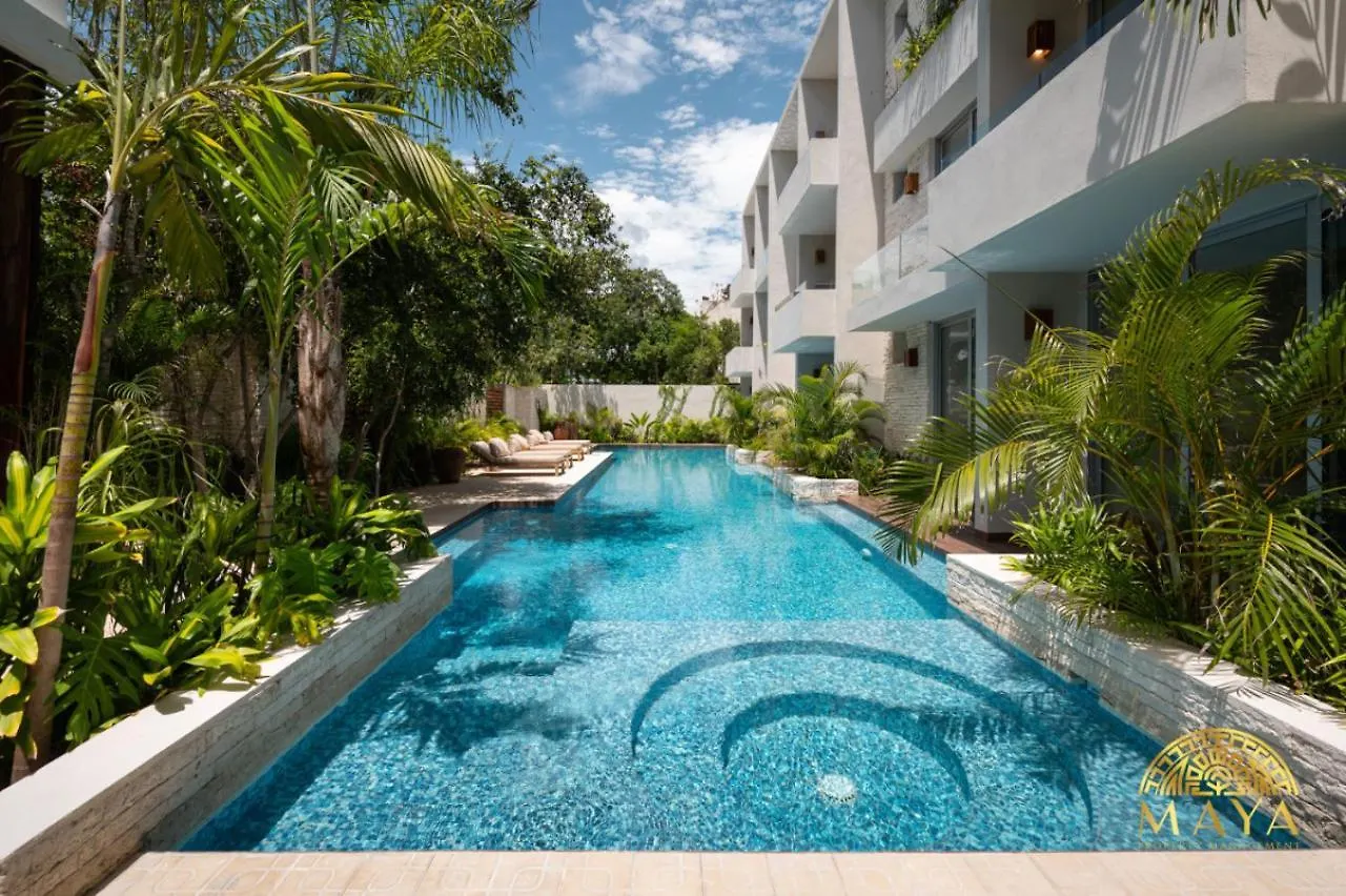 Vakantiehuis Nhoa 302C Lux 1Br Condo Top Jungle View Aldea Zama Tulum Pueblo Mexico